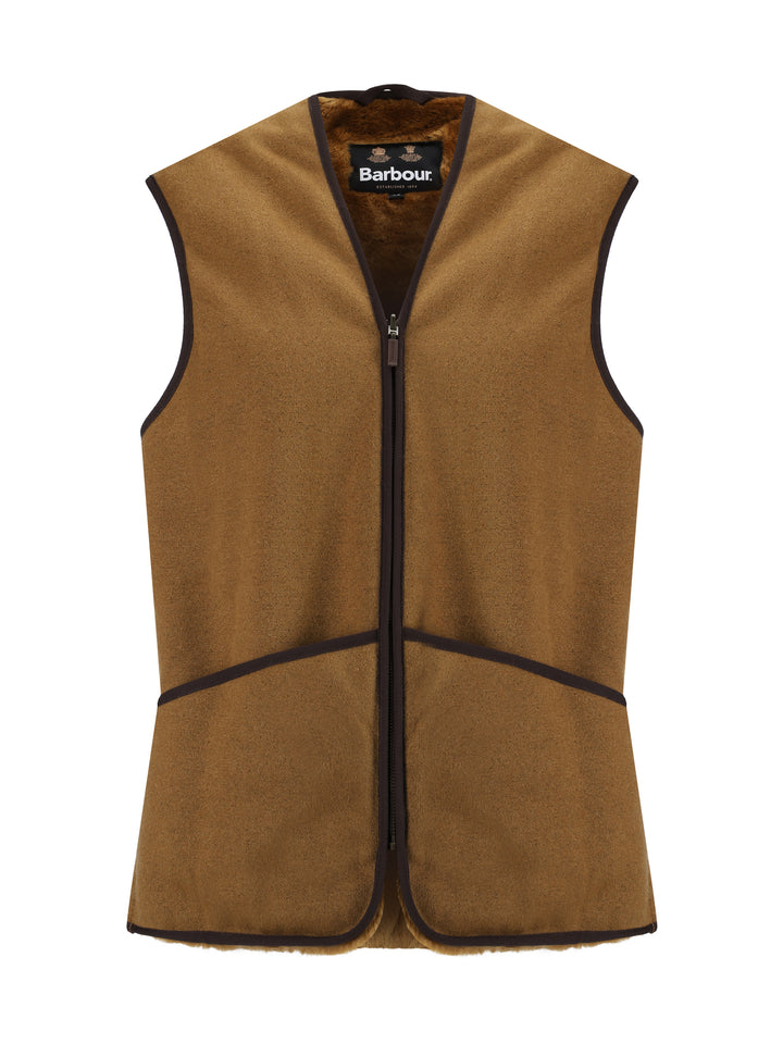 WARM PILE WAISTCOAT ZIP GILET