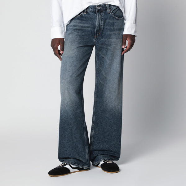 Luka Jeans In Washed Dark Indigo Denim