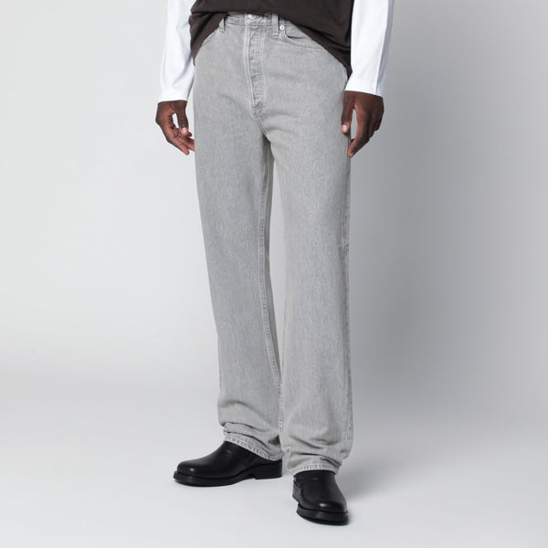 90's Jeans In Washed Grey Denim