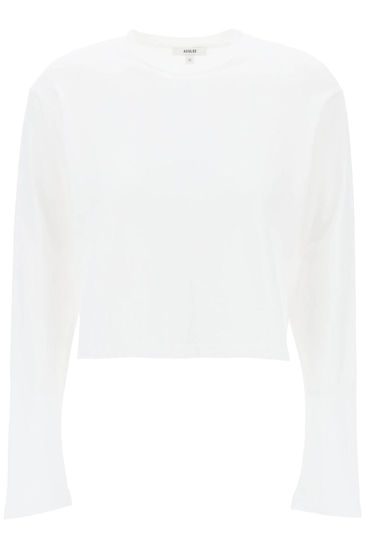 T Shirt Cropped A Maniche Lunghe Mason