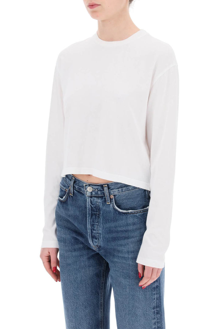 T Shirt Cropped A Maniche Lunghe Mason