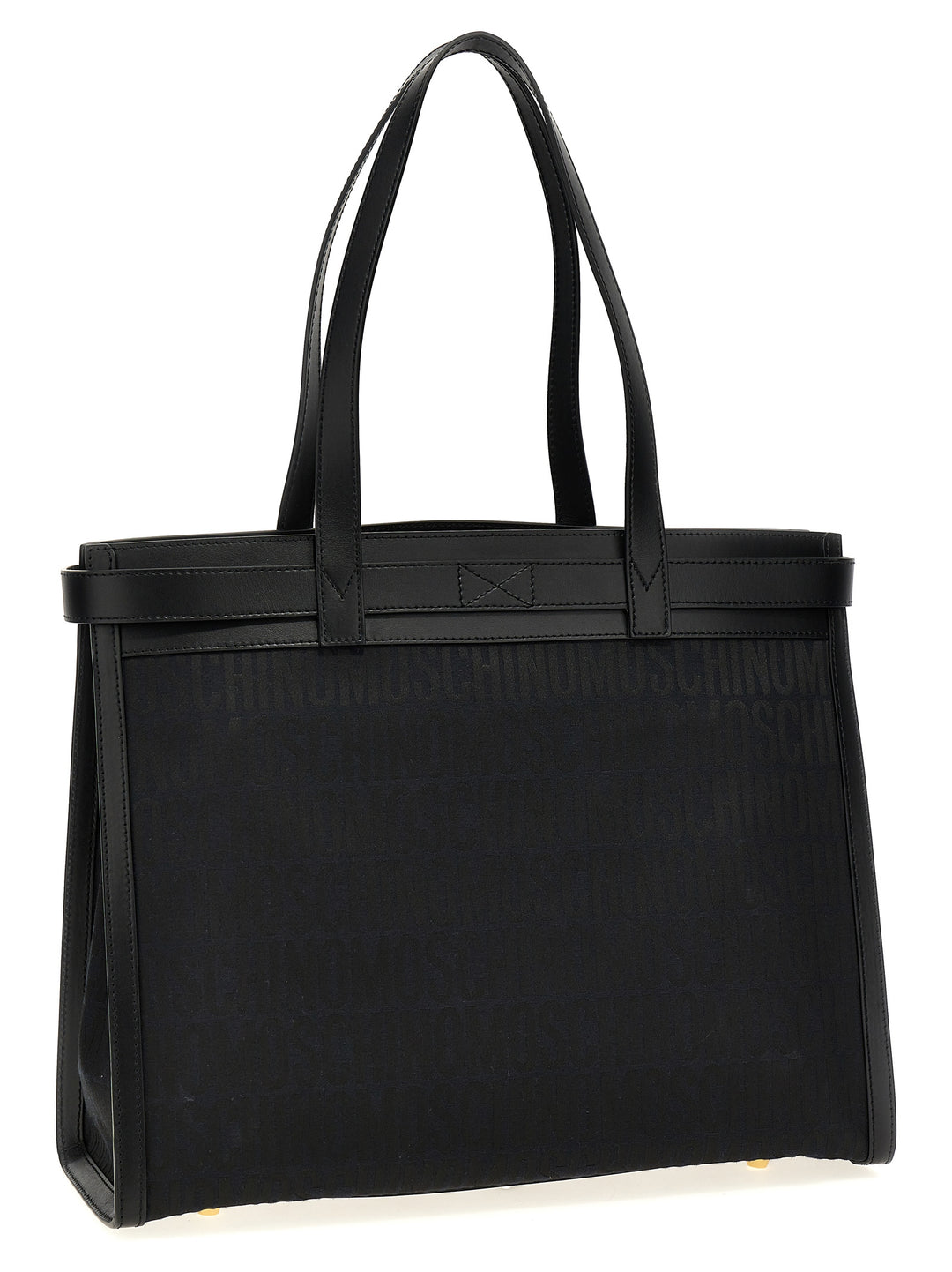 Logo Nylon Shopping Bag Tote Bag Black