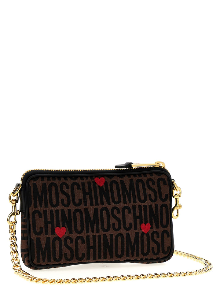 Logo Crossbody Bags Brown