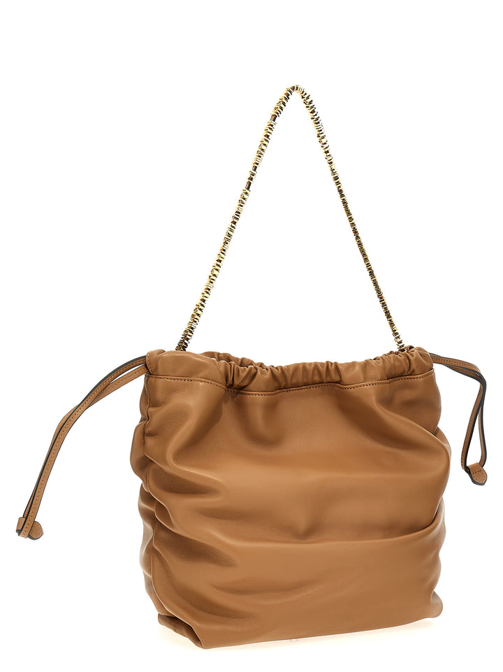 Logo Shoulder Bag Shoulder Bags Beige