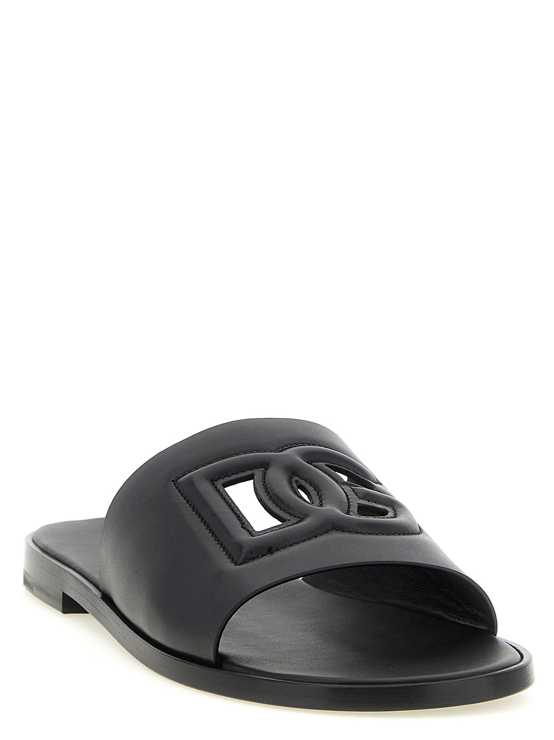 Dolce & Gabbana Dg Light Sandals - Black | 1da27fb702a79c522efb843e7d9b4120570d3475