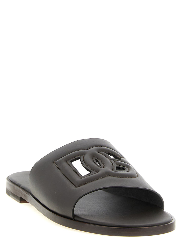 Dolce & Gabbana Dg Light Sandals - Brown | 0ef471e784d80ec5ee8c52f628508429471f3f3a