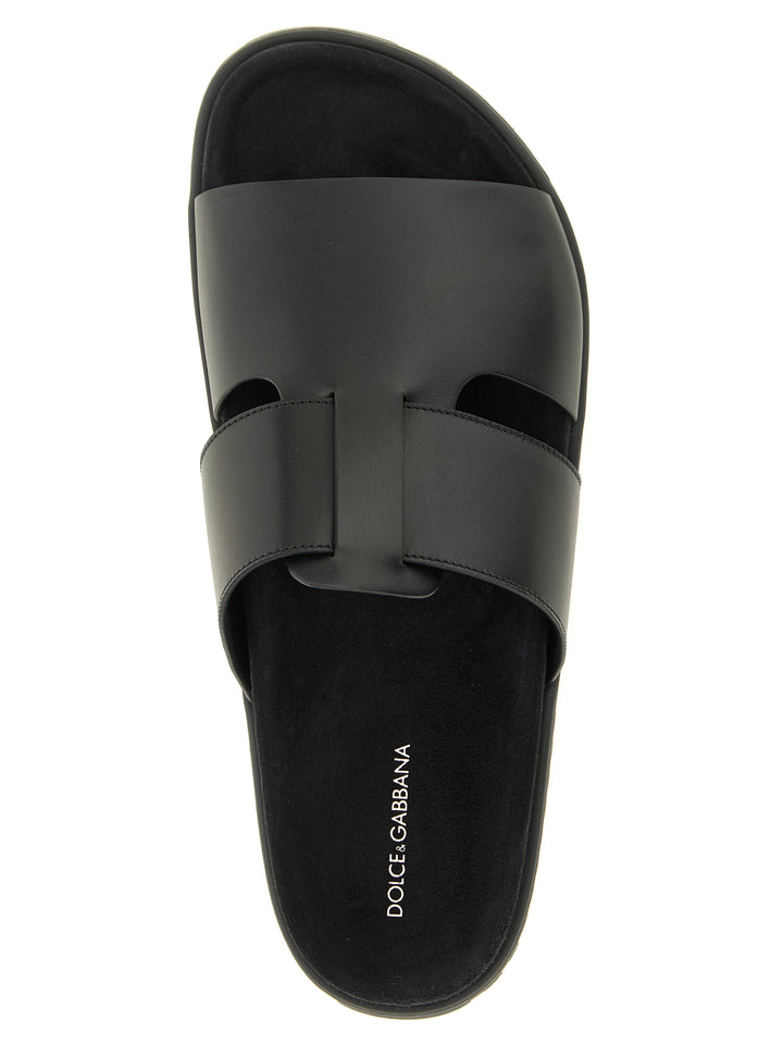 Dolce & Gabbana Dg Casual Sandals - Black | 958216b9eefc1c15e472518feaebeffaba093605
