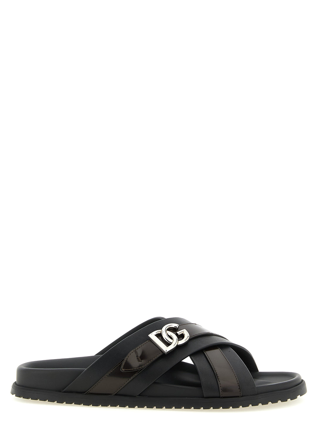 Dolce & Gabbana Dg Casual Sandals - Black | a9ac2f8103f2cca03c46c219a0ed46502354cc06