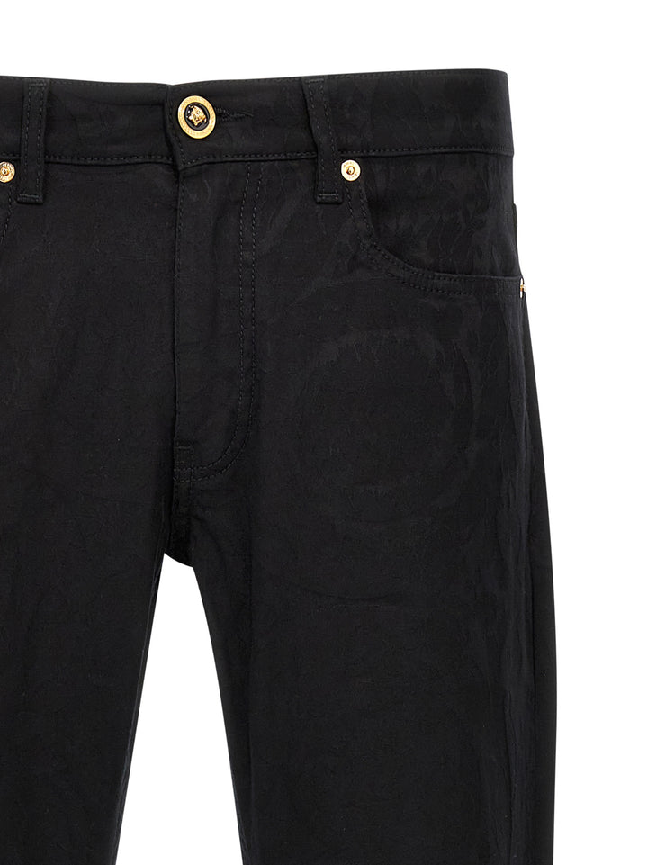 Versace Barocco Pants - Black | e0a4b8961b0d5edcc492ed80b5b0f9b5b9389dba