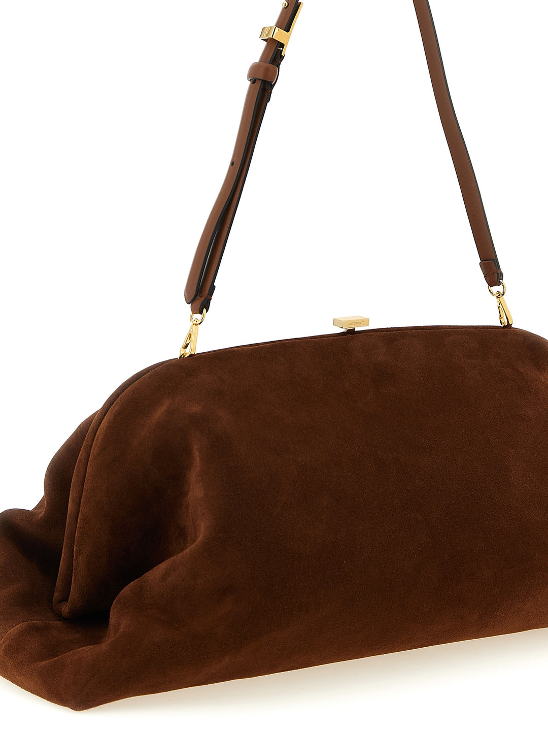 Alberta Ferretti Maxi Pouch Clutch - Brown | 7f8dc0134fa15aba85002204c64f6225ab7b2e68