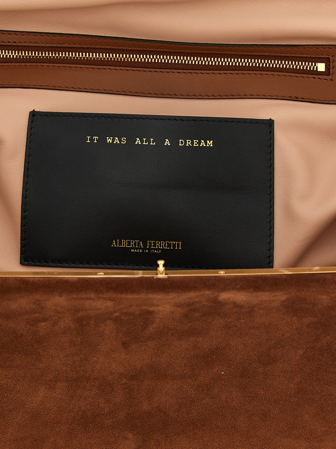 Alberta Ferretti Maxi Pouch Clutch - Brown | 364a7aa490292fdd7d9d9b9bf7e9db1bec45d7c4