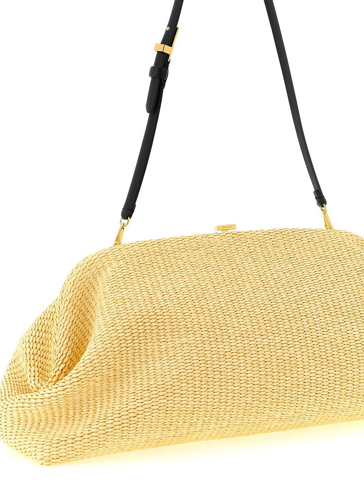 Alberta Ferretti Maxi Pouch Clutch - Beige | d0cce61aa1eeaabecf9b8c36323b1705e858fa85