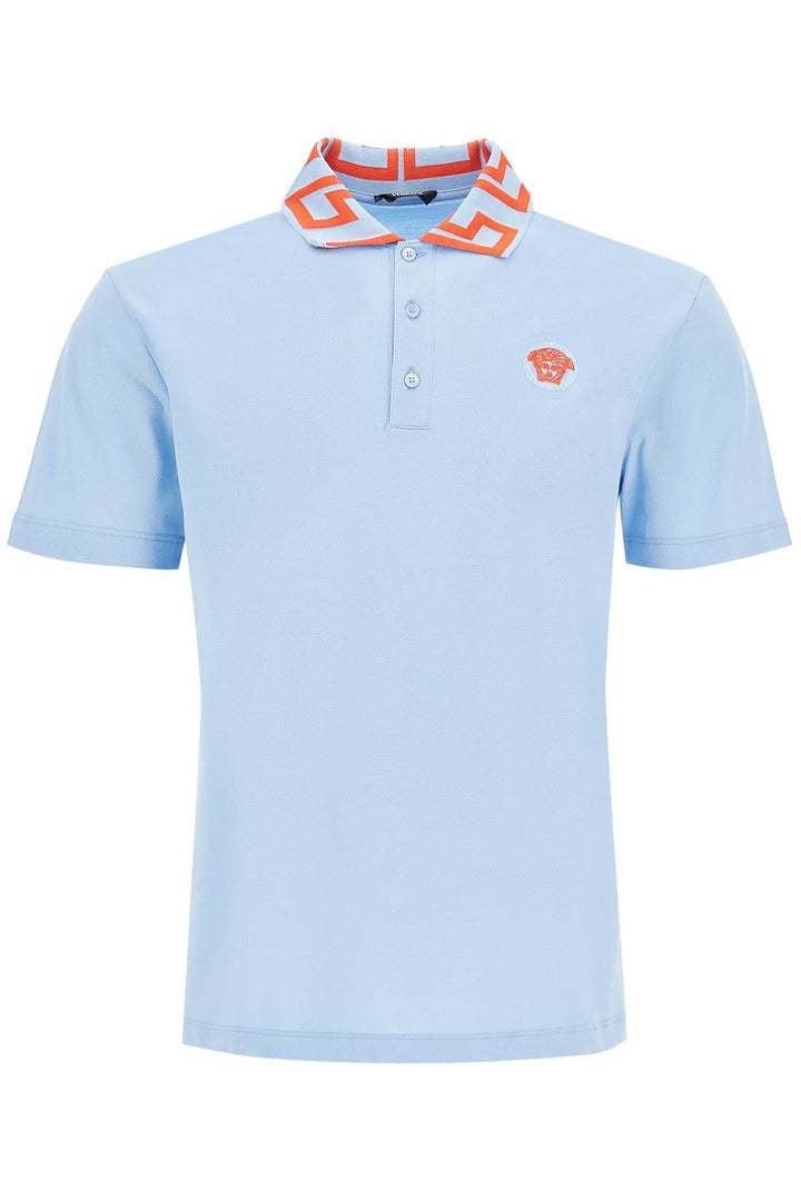 Medusa Greca Polo Shirt