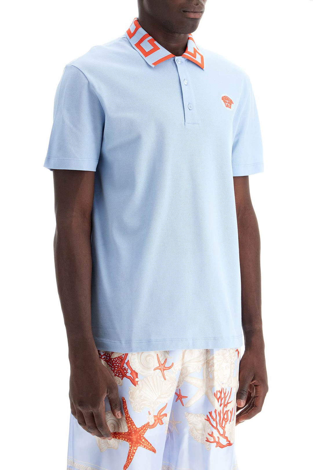 Medusa Greca Polo Shirt