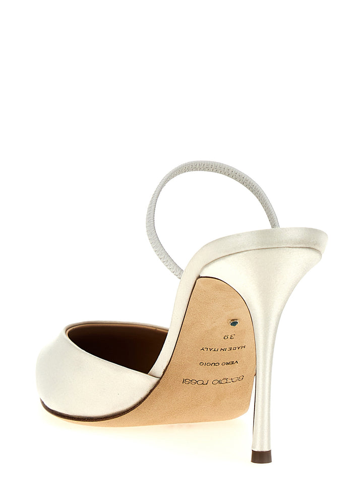 Godiva Bridal Pumps White