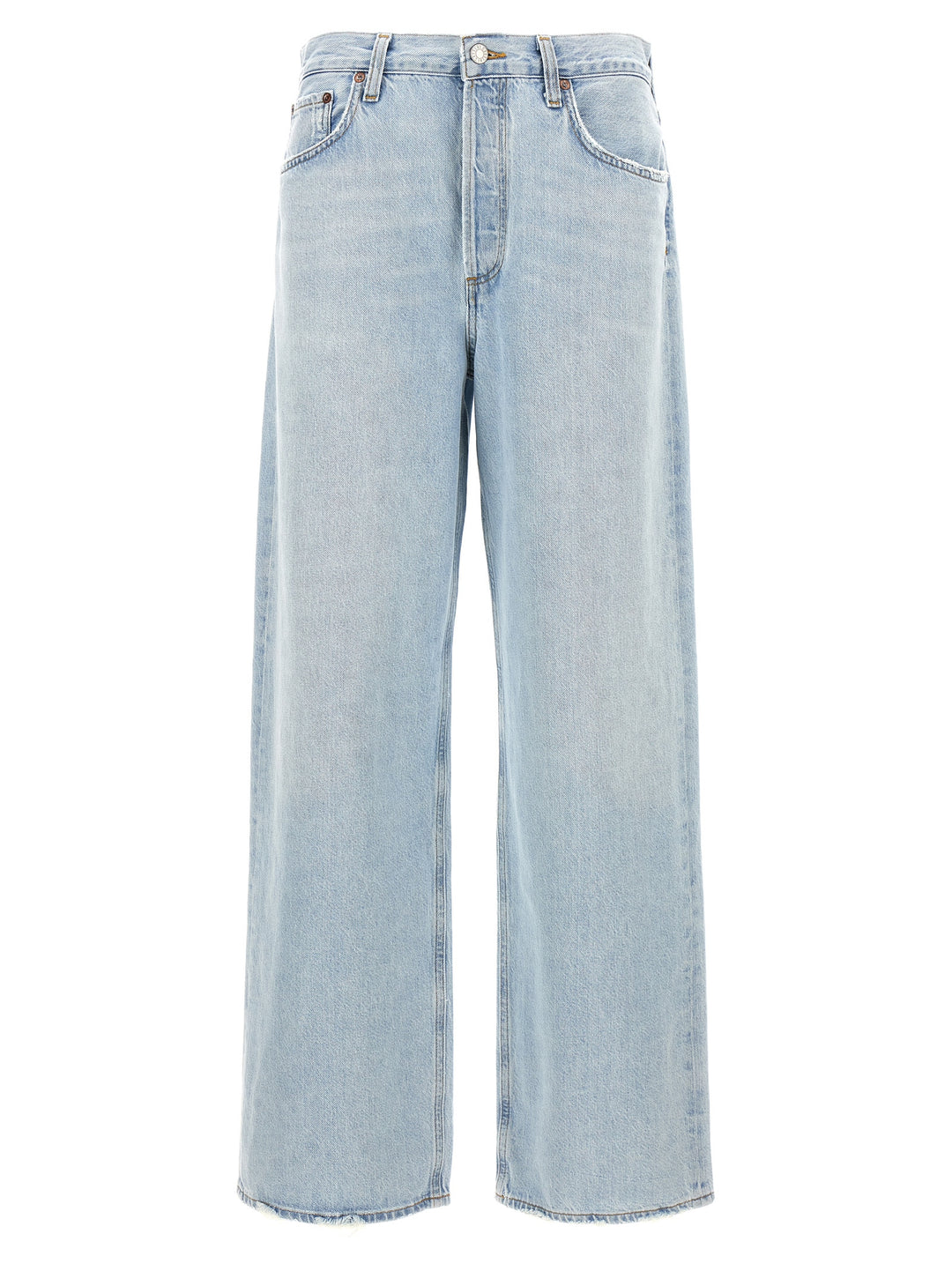 Low Slung Baggy Jeans Light Blue