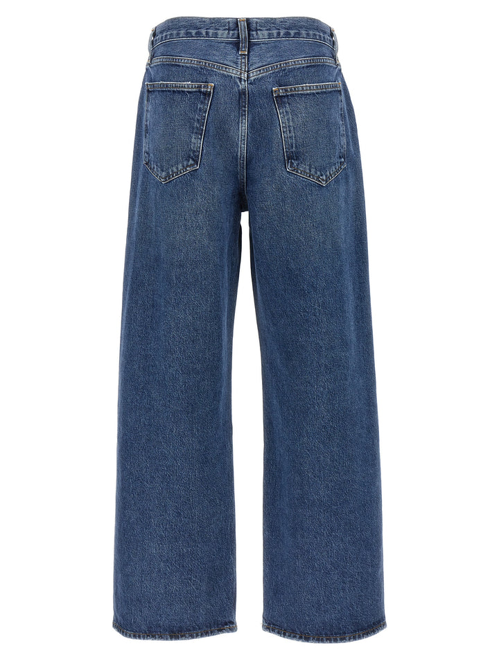 Low Slung Baggy Jeans Blue