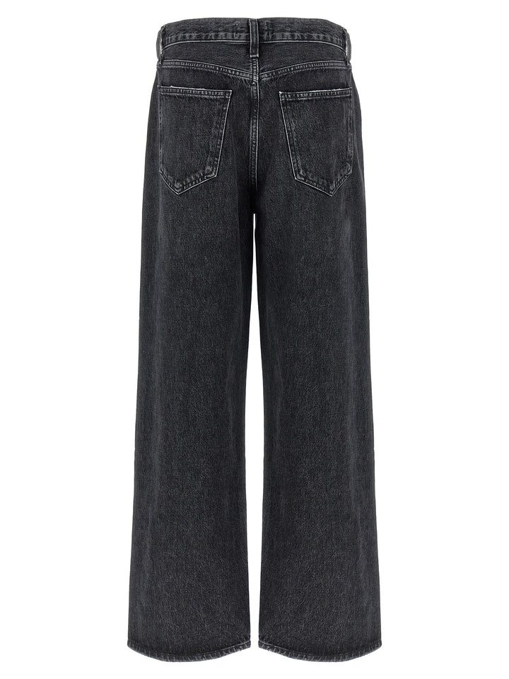 Low Slung Baggy Jeans Black