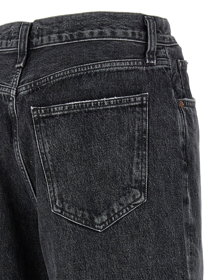 Low Slung Baggy Jeans Black