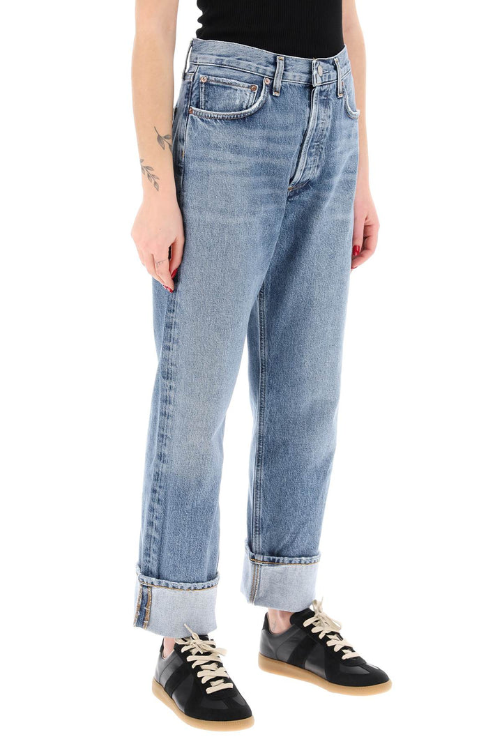 Jeans Dritti Con Cavallo Basso Fran