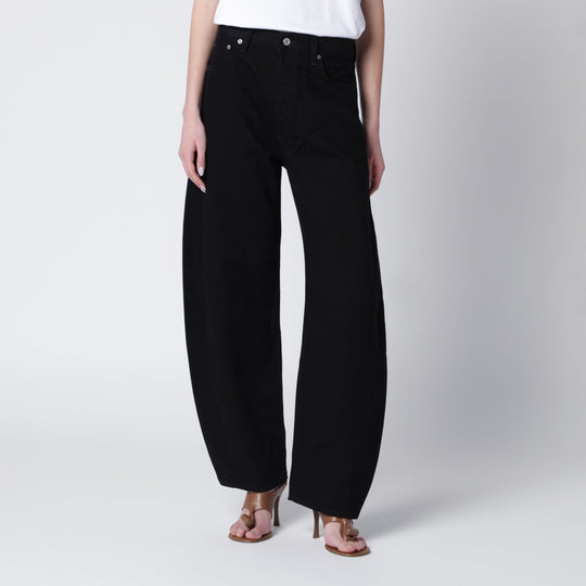 Luna Jeans In Black Cover Denim