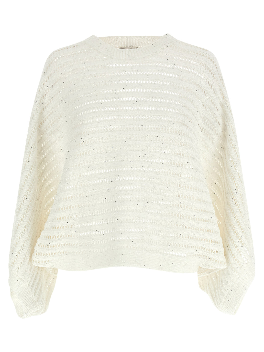 Peserico Tricot Florette Sweater Sweaters and Cardigans - White | b7910da8b066b5e60759950ae9dc719b9584d1bf