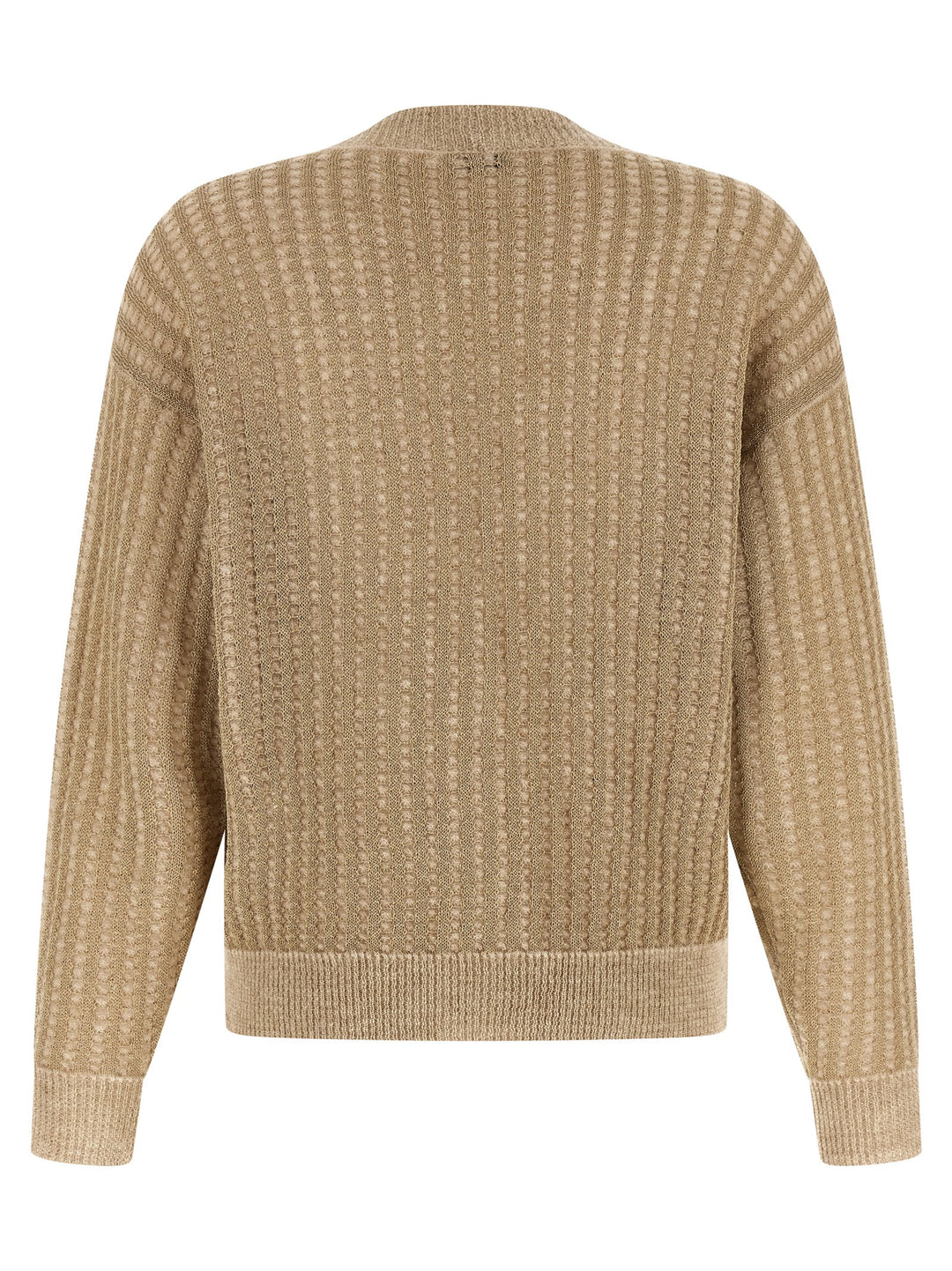 Peserico Waffle Lamé Cardigan Sweaters and Cardigans - Beige | b91aa29a8d6cfcc4cfc388272d5461f34c97b635