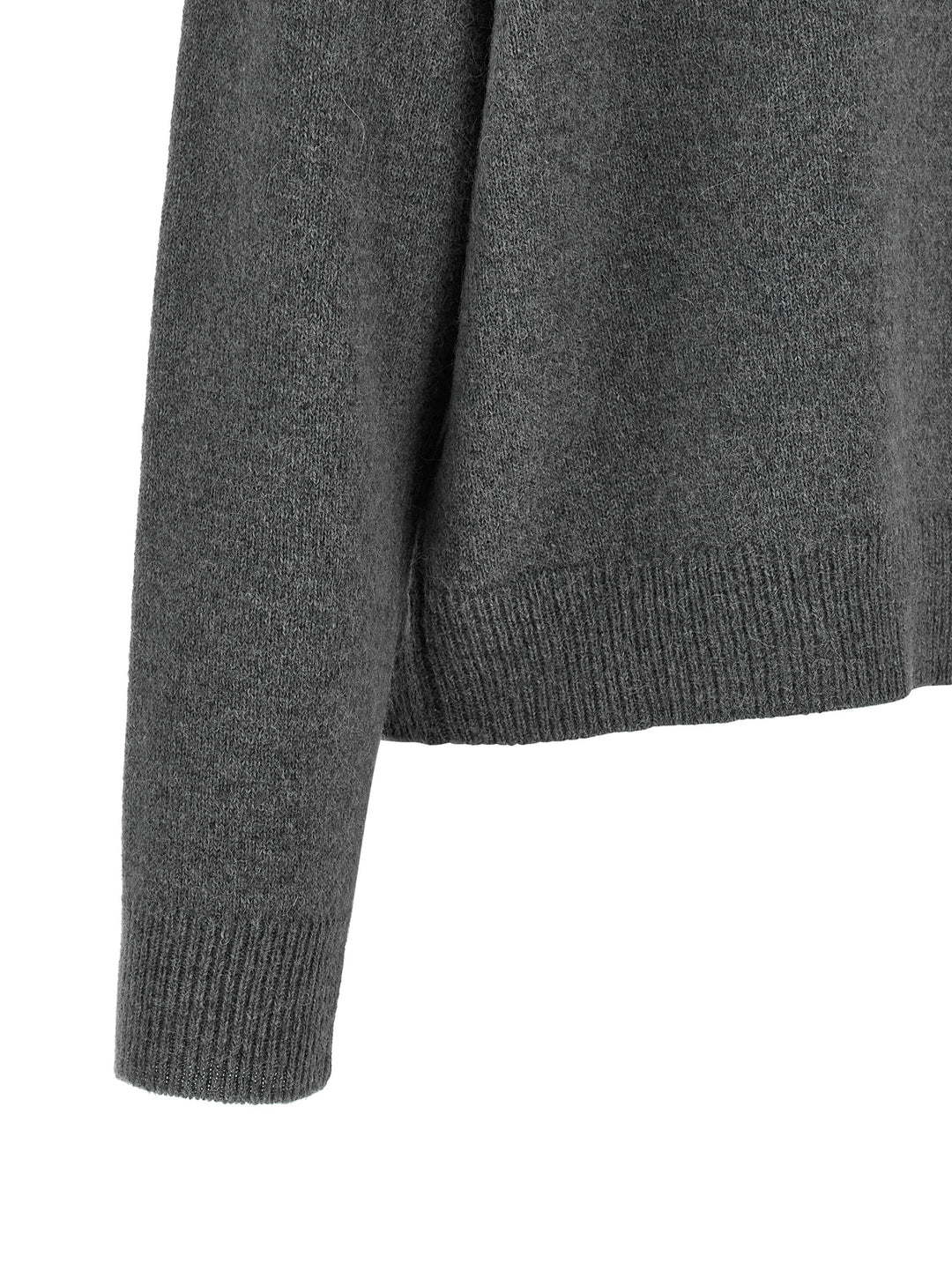 Peserico Sequin Sweater Sweaters and Cardigans - Gray | 6df8855ed8e39bdc03fdda4f6b77c7a4877fed9f
