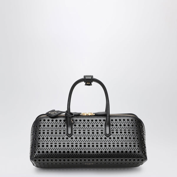 Small Black Delta Bag In Calfskin