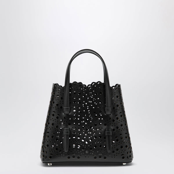 Mina 20 Vienne Calfskin Tote Bag In Black