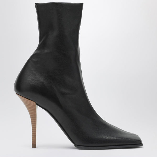 Black Soft Square Sock Boots