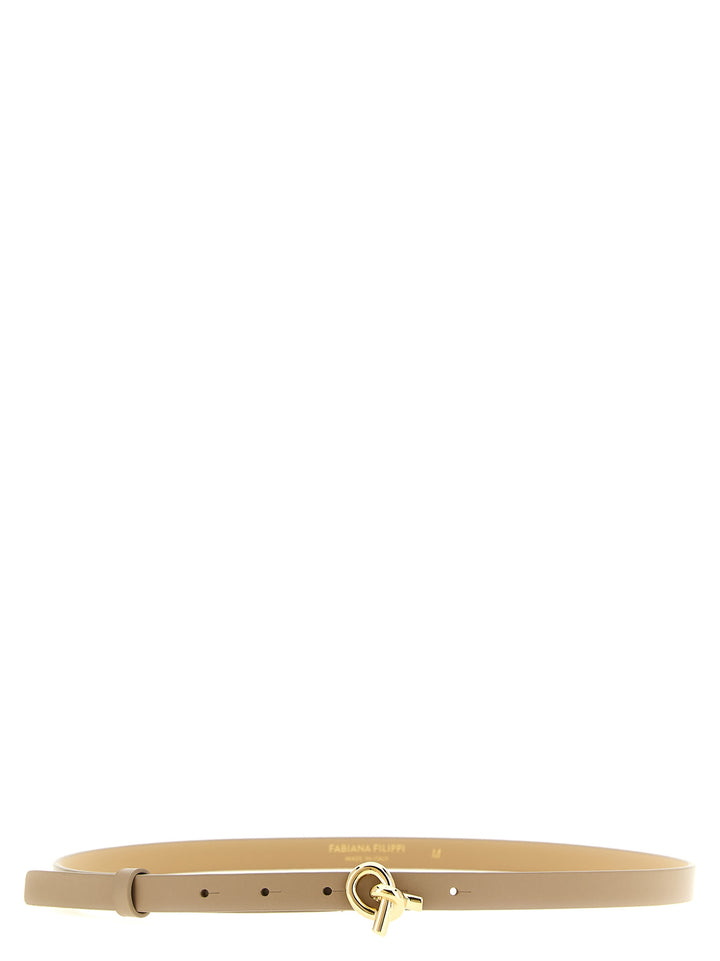 Fabiana Filippi Knot Buckle Belt Belts - Beige | ff562f0d7f995940b305b42d4ff1ee246c66312f