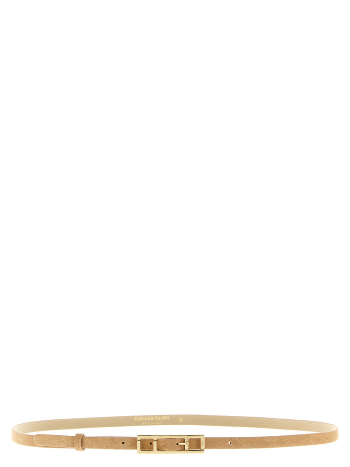 Fabiana Filippi Suede Belt Belts - Beige | 4c8a03e6e60b379379ea417aed8d6046a64fec0d