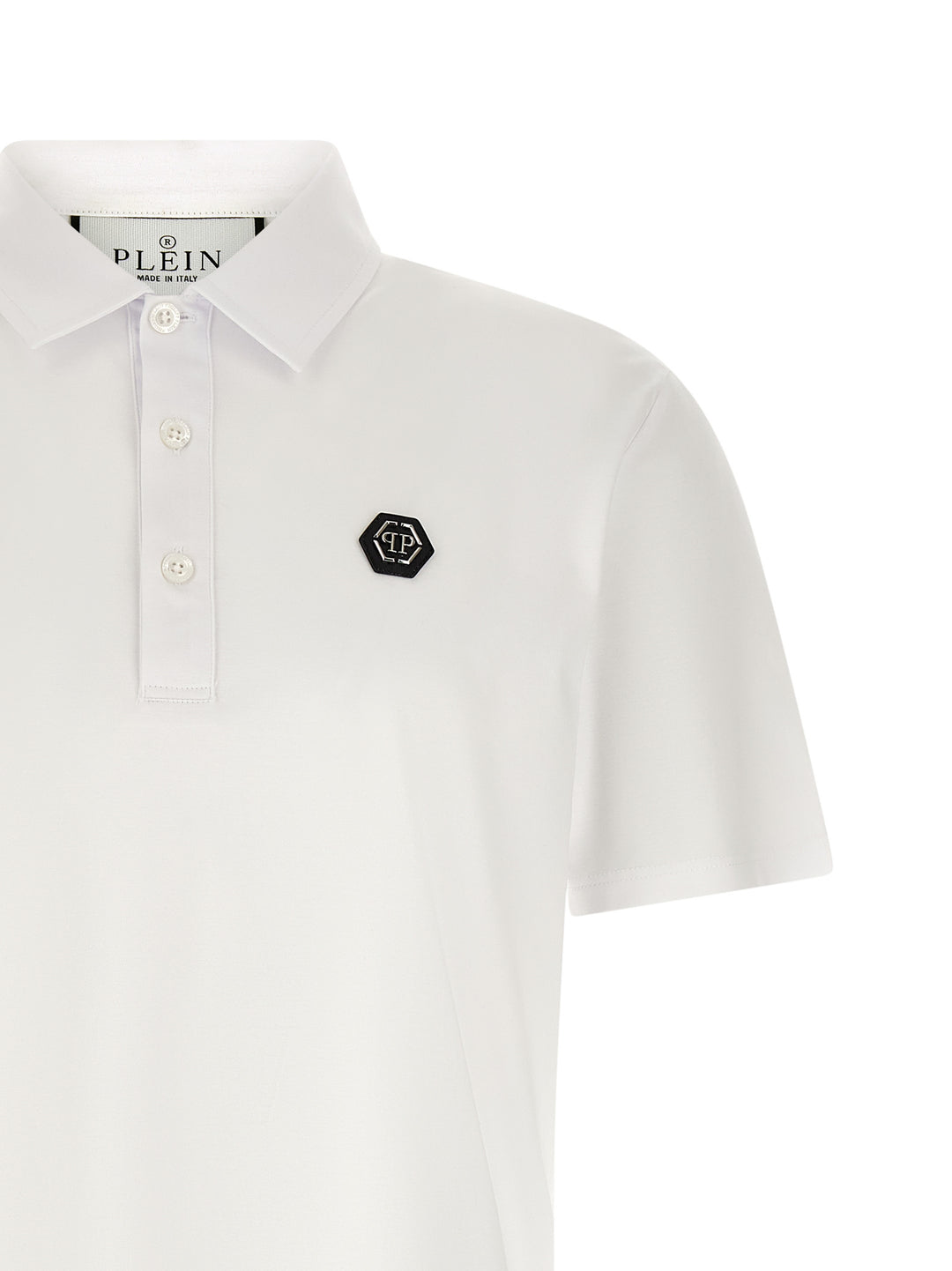 Philipp Plein Classic Polo - White | 4f9049d8420b558880fc646702465036bfa8e3da