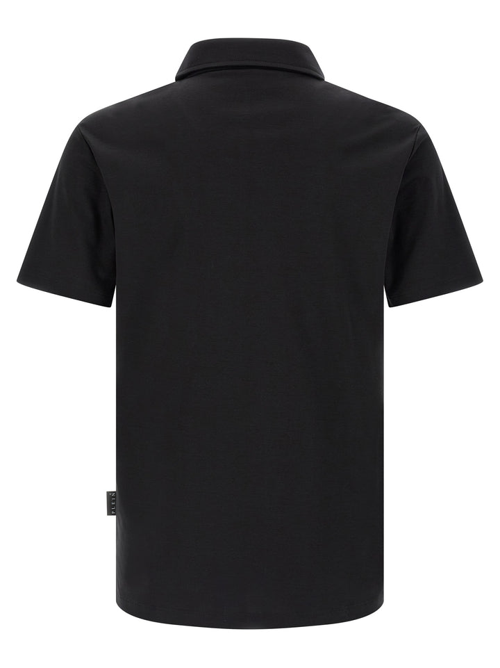 Philipp Plein Classic Polo - Black | 57daaf33349ebe145246b6dbfec089496dfa25a2