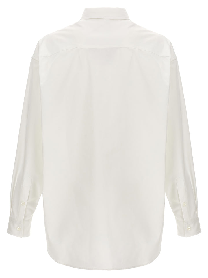 Oversized Logo Shirt, Blouse White