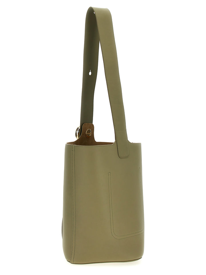 Pebble Medium Shoulder Bags Green