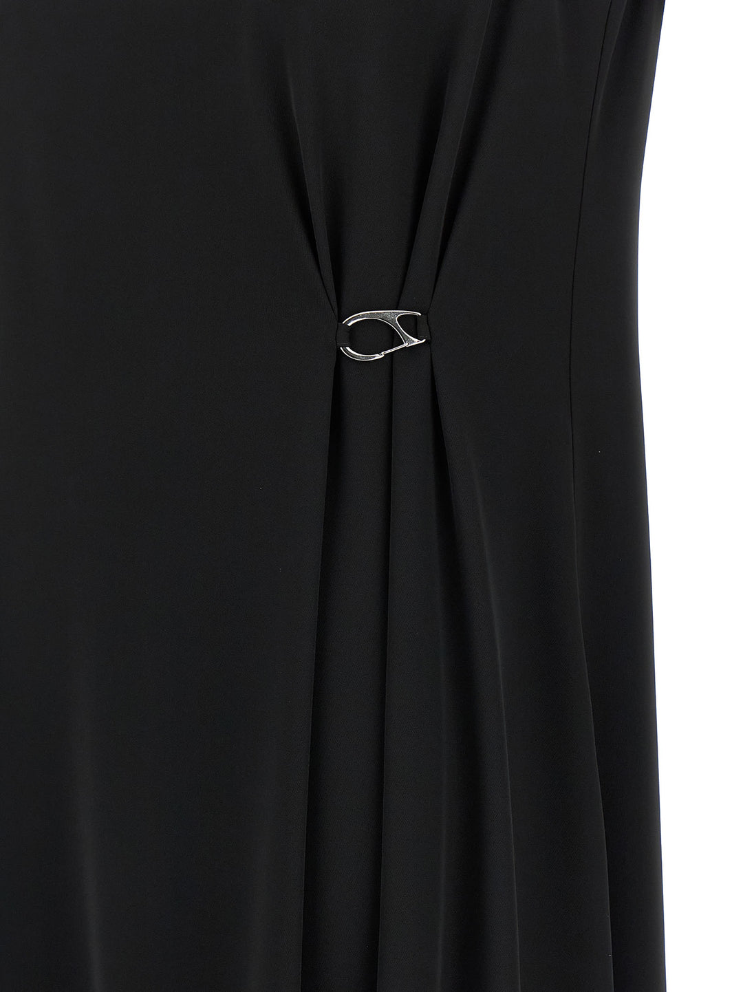 Herno Fluid Diagonal Dress Dresses - Black | 21d153ecbc87083e17b64973237d6c63ef064fc0