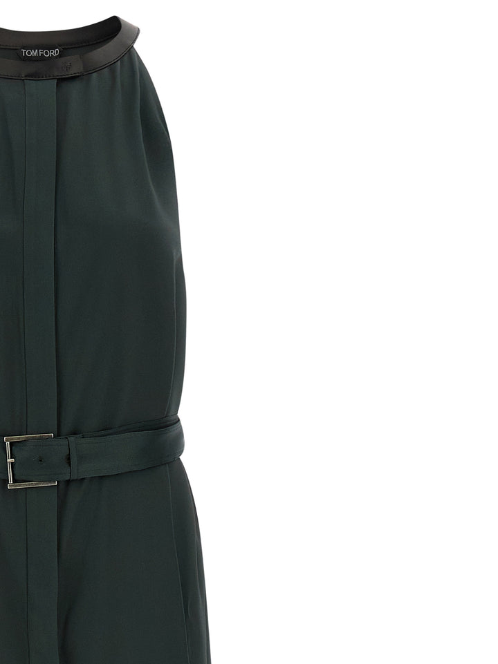 Tom Ford American Neckline Dress Dresses - Green | 7fe595d62ac5c354fb6d36706db1150e927d44f3