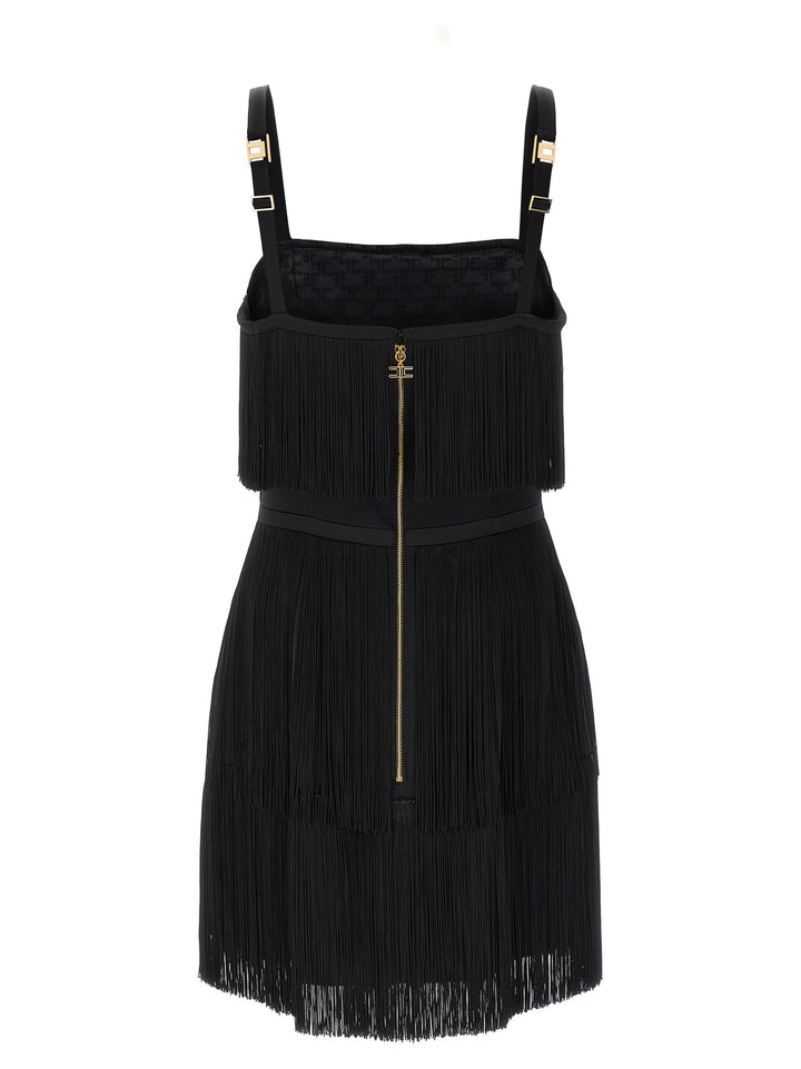 Fringed Dress Dresses Black