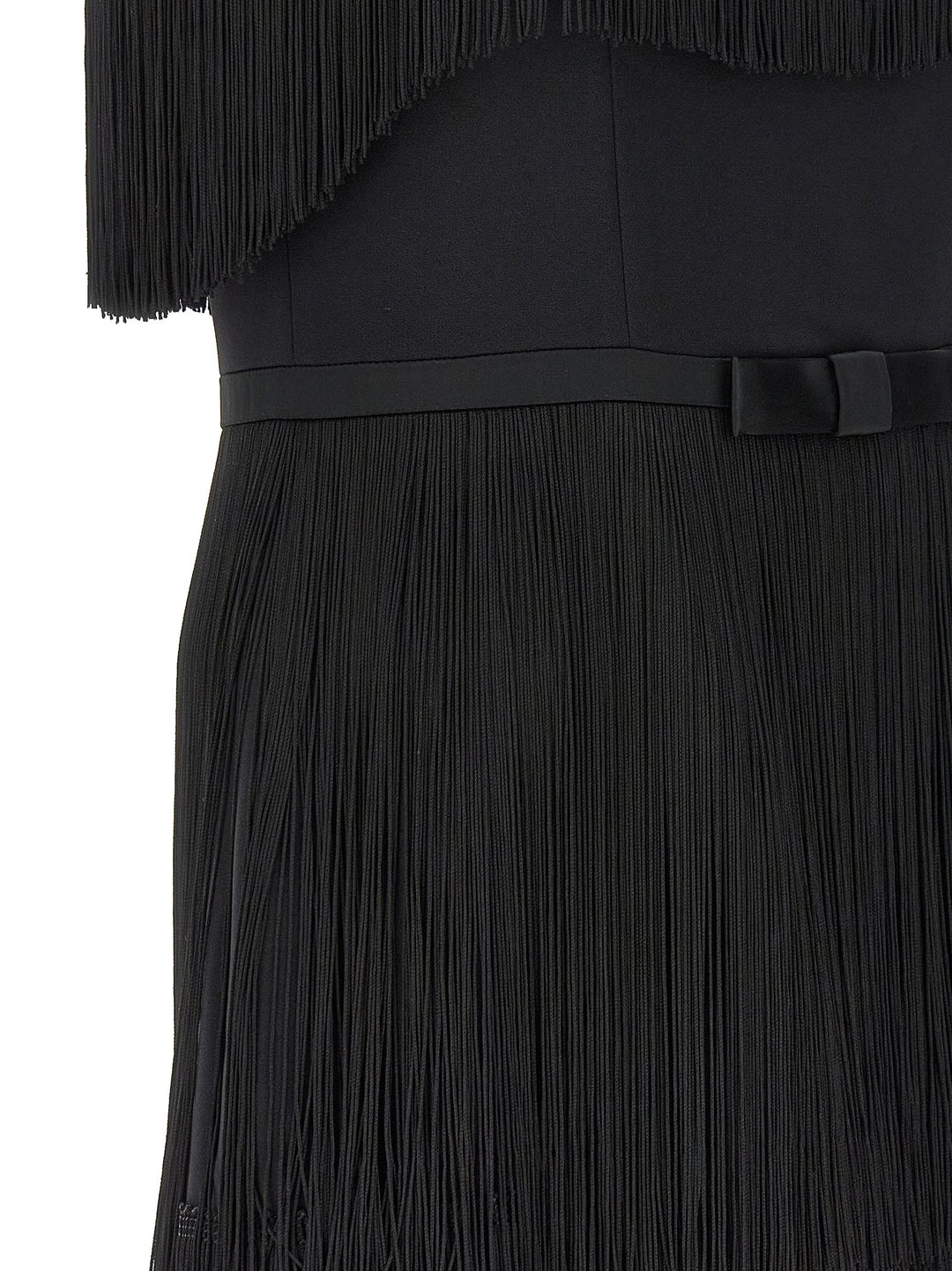 Fringed Dress Dresses Black