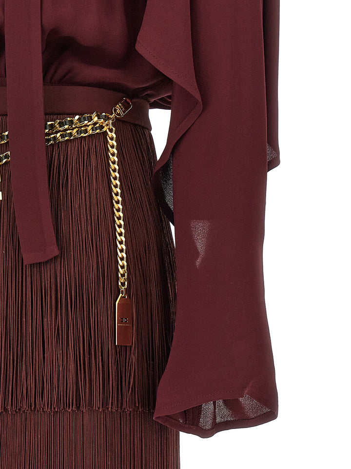 Fringed Dress Dresses Bordeaux