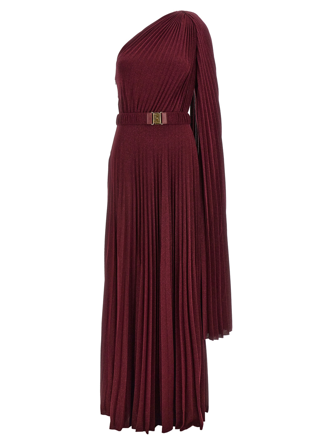 One-Shoulder Dress Dresses Bordeaux