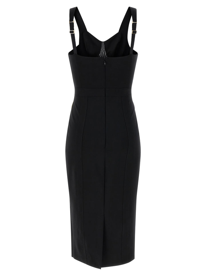 Elisabetta Franchi Corset Dress Dresses - Black | 1f48e05dff6547bce01f4b1d61a22619efa94b84