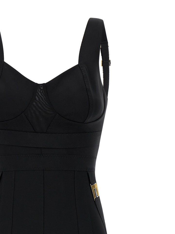Elisabetta Franchi Corset Dress Dresses - Black | 8cfc59eeeccbc3e9c06b903cefe77ae9262e1afd