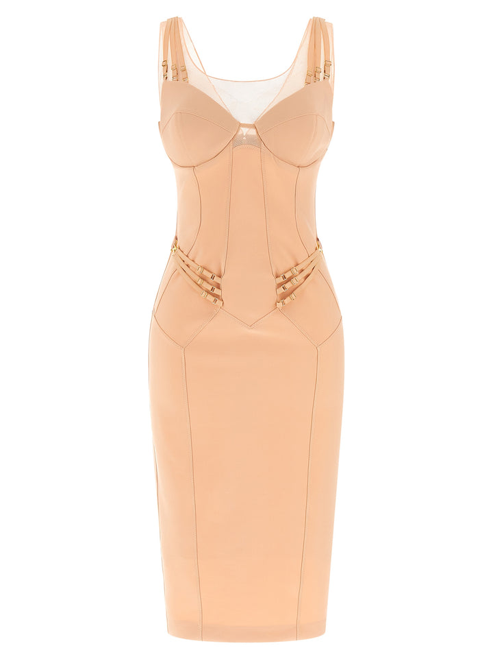 Elisabetta Franchi Corset Dress Dresses - Pink | 7318d87ce6bf7f51306b65f1dcf2ec48eb61fe9d