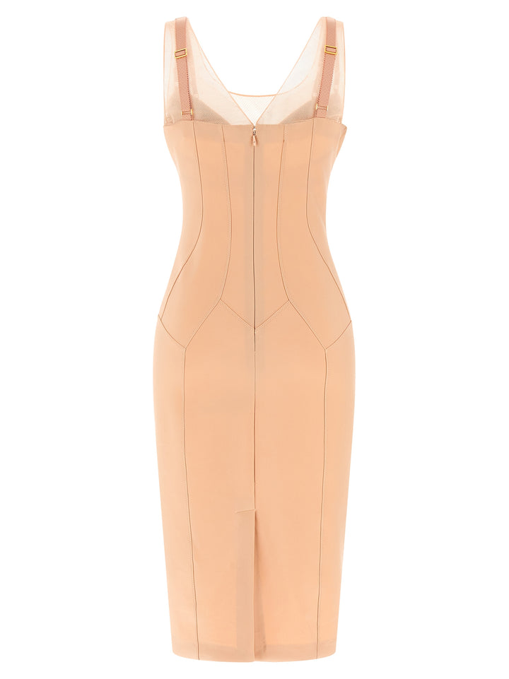 Elisabetta Franchi Corset Dress Dresses - Pink | 4ba4ce6eb2a786f84047a8632765761f92662904