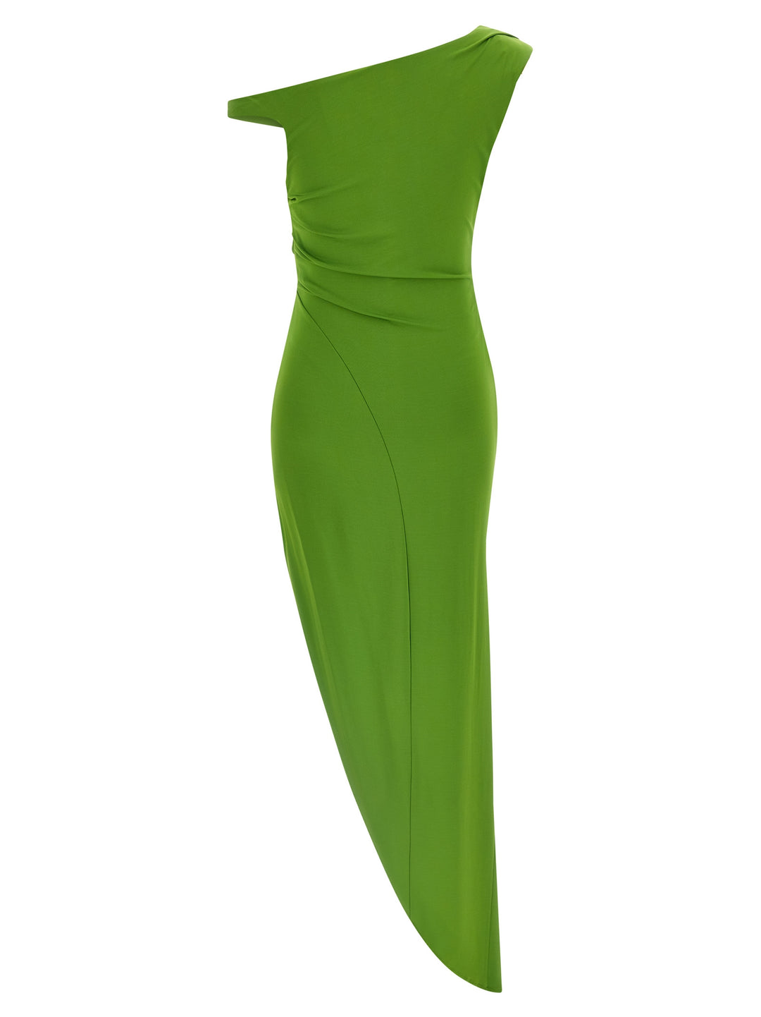 Elisabetta Franchi Jewel Shoulder Dress Dresses - Green | 8e61215cbf1de560733ebfc578b86b48817cb167