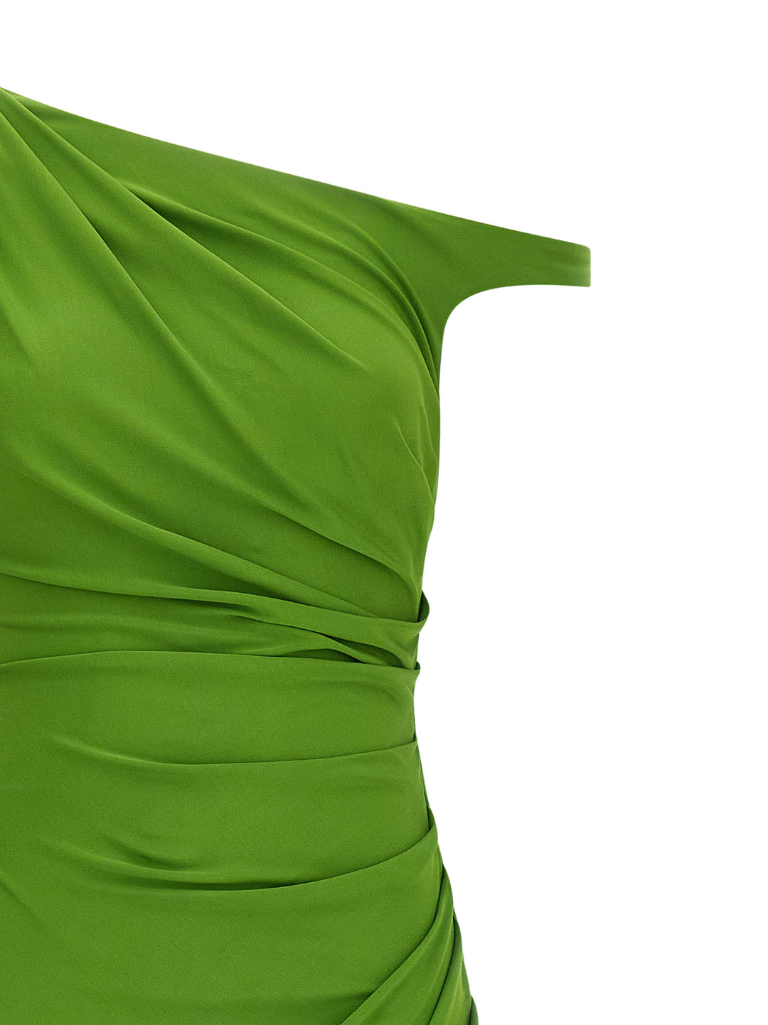 Elisabetta Franchi Jewel Shoulder Dress Dresses - Green | e0372e8664c31e27e8afaa5adf865af8b08b5aad