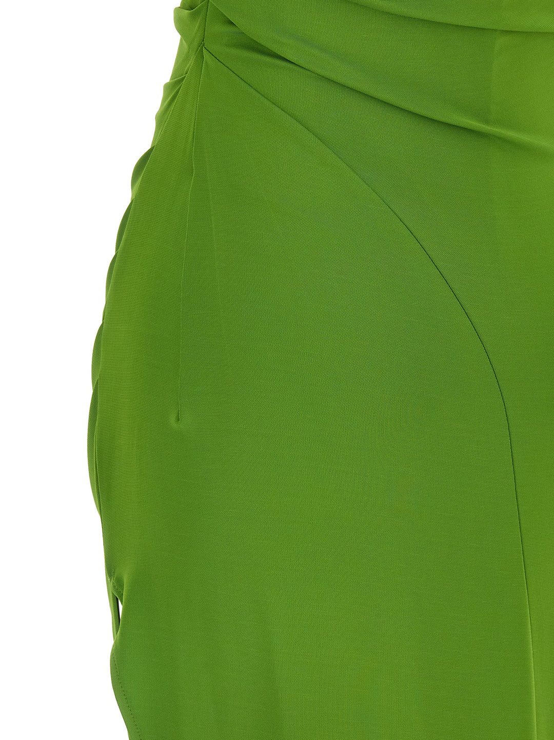 Elisabetta Franchi Jewel Shoulder Dress Dresses - Green | 77df519ac50eb45d332829de8758cee8c3b6ffca
